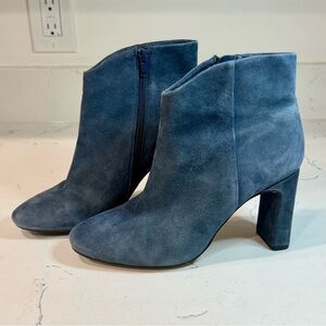 GAP Faux Leather Suede Blue 7.5 Boots